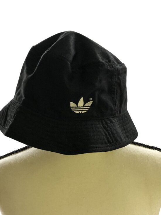 Adidas Originals Bucket Hat Unisex S/M Black Cotton Trefoil Logo - Picture 1 of 9